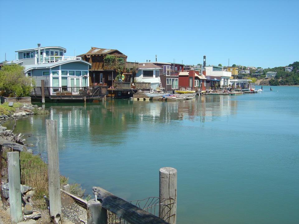 Hausboote in Sausalito